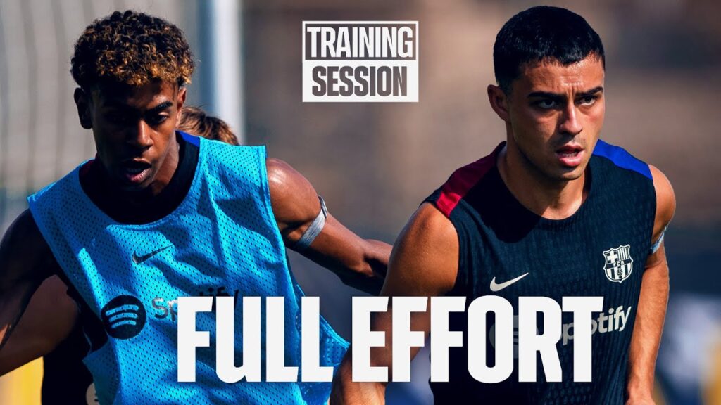 PEDRI DID PART OF THE SESSION WITH THE GROUP | FC Barcelona Training 🔵🔴