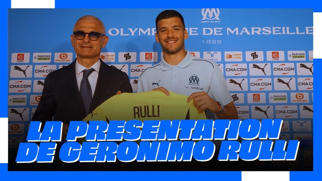 Mercato OM : La présentation de Geronimo Rulli ! "Roberto De Zerbi m'a appelé personnellement"