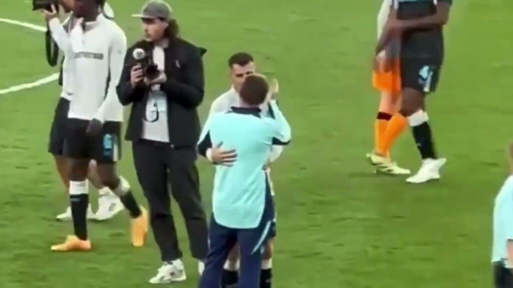 Arsenal Players Showing Granit Xhaka Love After The Game Vs Bayer Leverkusen