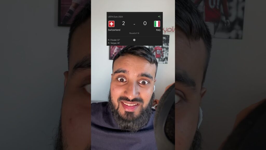 Vargas Goal Vs Italy. Switzerland 2-0 Italy. ITALY OUT OF EURO. #italy #switzerland #euro2024