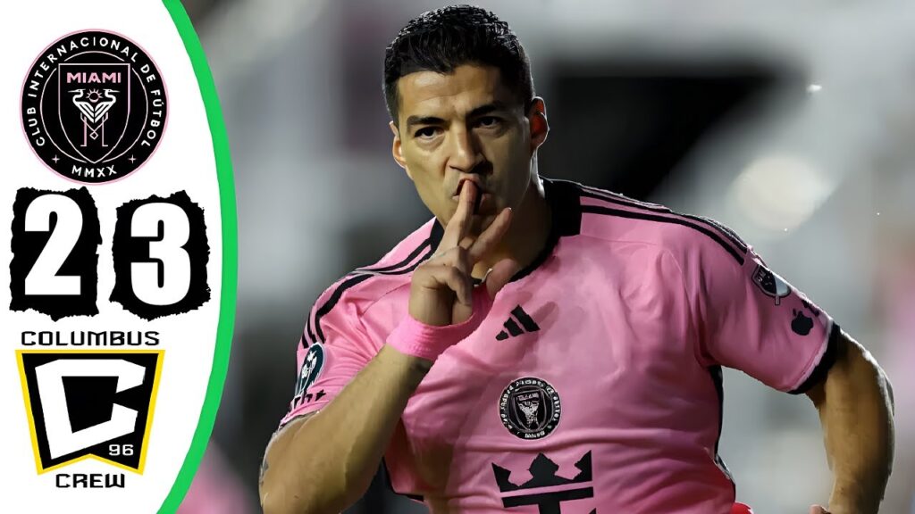 ملخص مباراة انتر ميامي وكولومبوس كرو اليوم 3-2 اهداف مباراة انتر ميامي وكولومبوس كرو اليوم