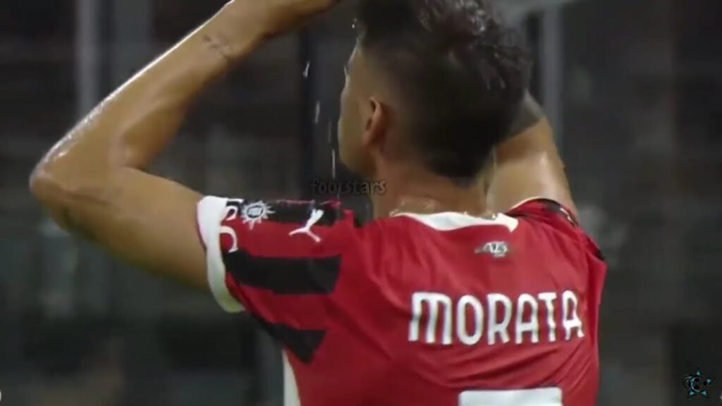 Alvaro Morata Debut for Milan vs Monza (13/08/2024)
