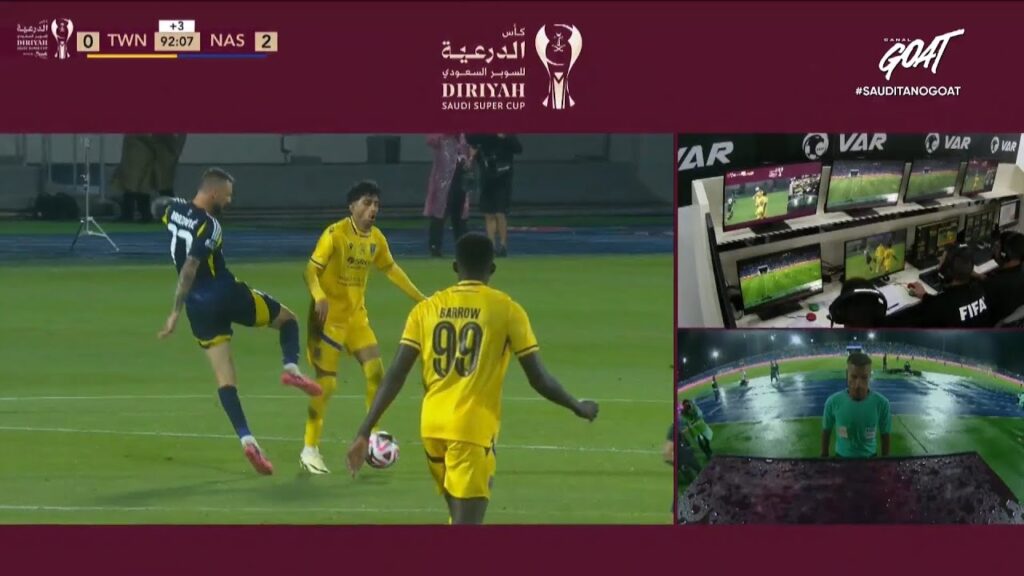 Marcelo Brozović RED CARD | Al-Taawoun vs Al-Nassr 0-2 Highlights | Saudi Super Cup 2023/24