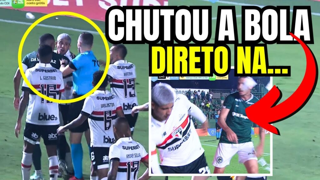 🚨 POLÊMICA! ALAN FRANCO CHUTA BOLA NA TORCIDA E CONFUSÃO COM THIAGO GALHARDO EXPLODE EM CAMPO! 😱