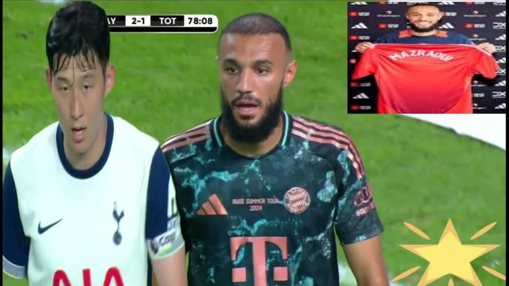 Noussair Mazraoui VS Tottenham | New Man United Players