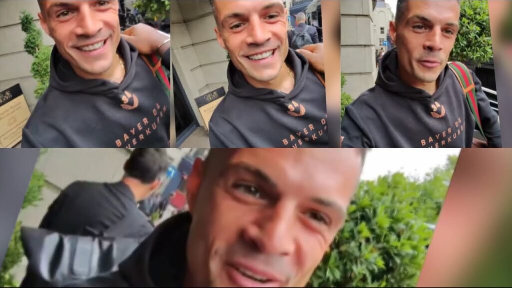 Granit Xhaka Back in London Playing against Arsenal as they lose  #arsenal #football #sports #trend
