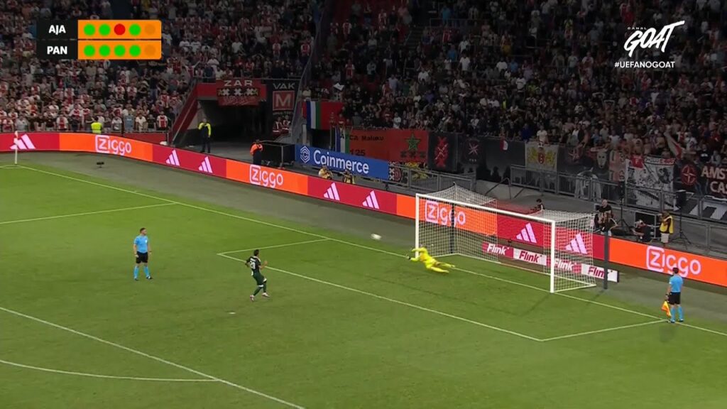 Nemanja Maksimović MISSED PENALTY | Ajax vs Panathinaikos 0-1 Highlights | UEFA Europa League 2024