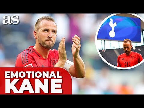 HARRY KANE gets EMOTIONAL after return TOTTENHAM with BAYERN MUNICH