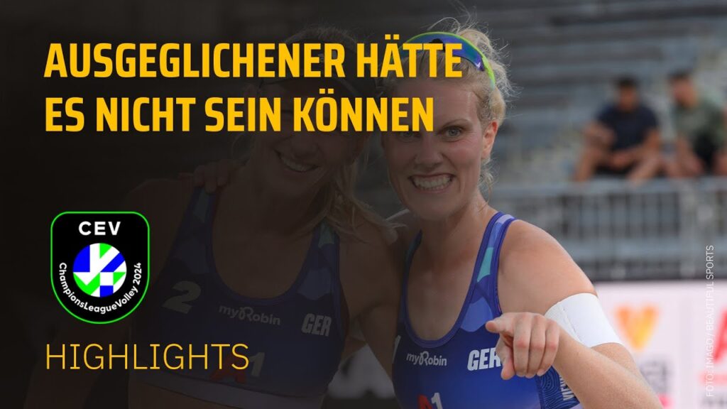 Schneider/Kozuch - Hladun/Lazarenko | Highlights - Beach Euro 2024, 2. Tag | SDTV Volleyball