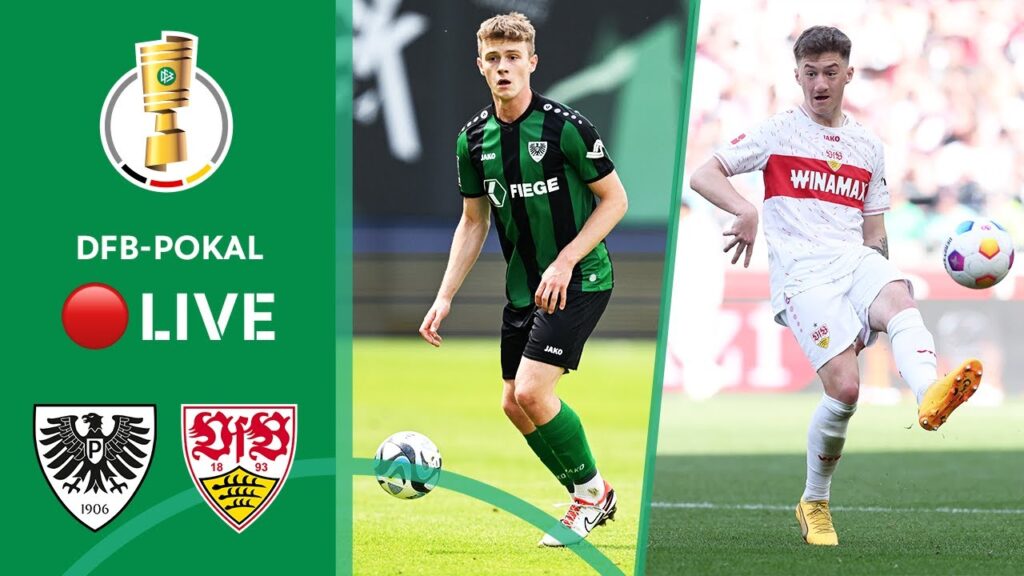 Preußen Münster vs. VfB Stuttgart | LIVE | DFB-Pokal 2024/25 - Round 1