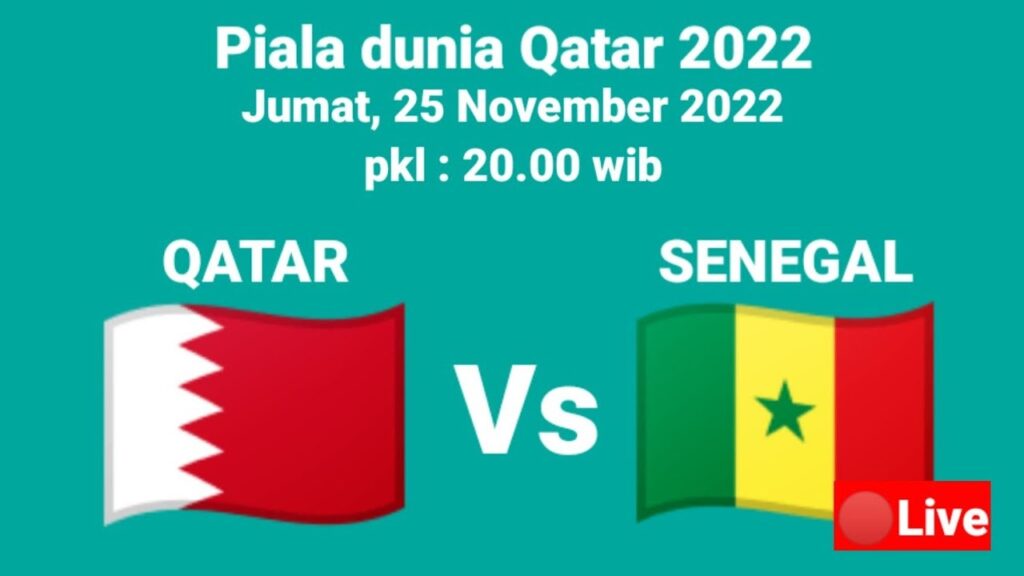 🔴Piala Dunia Qatar 2022 | Qatar Vs Senegal babak pertama