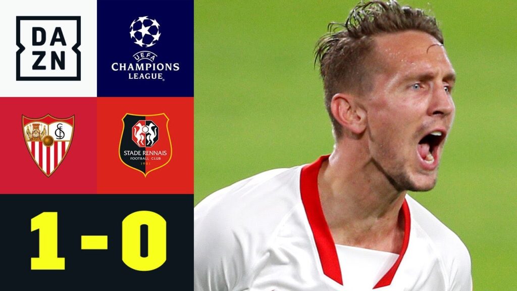 Es geht doch! Luuk de Jong nach 15 Torschüssen: Sevilla - Rennes 1:0 | UEFA Champions League | DAZN