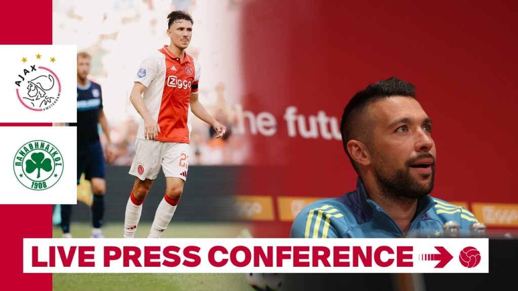 🎙️  LIVE 14:15 | Persconferentie Francesco Farioli en Steven Berghuis | Ajax - Panathinaikos