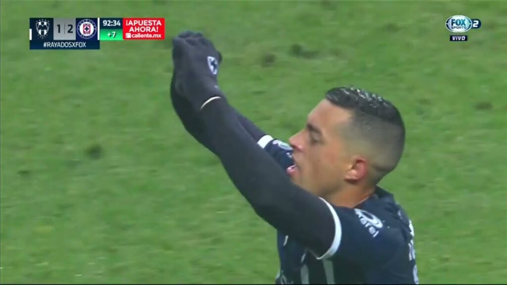 Gol de Rogelio Funes Mori | Rayados 1-2 Cruz Azul | Liga BBVA MX - Grita México C22 - Jornada 3