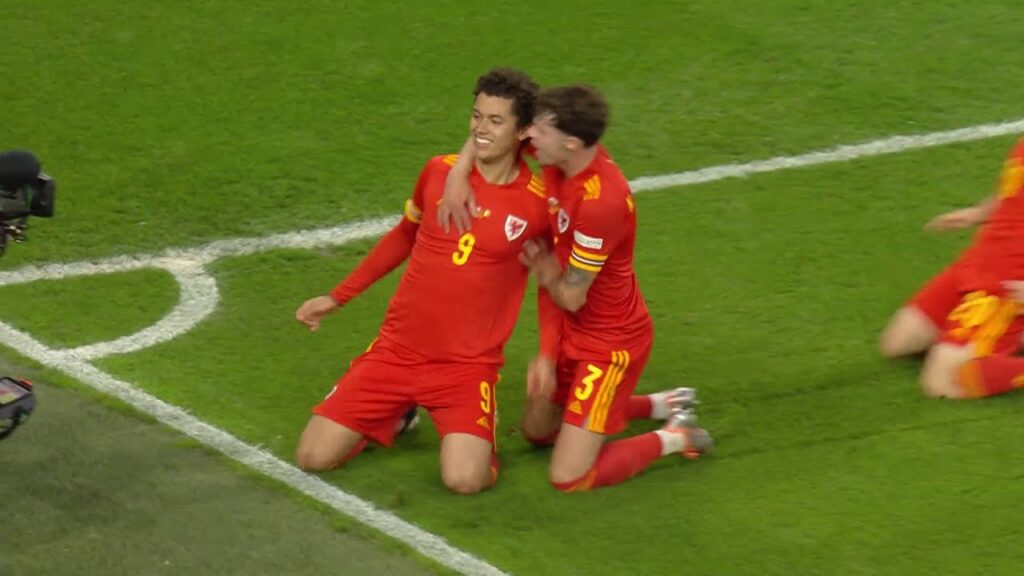 Gôl Brennan Johnson v Gwlad Belg | Wales 1-1 Belgium | All Angles | UEFA Nations League