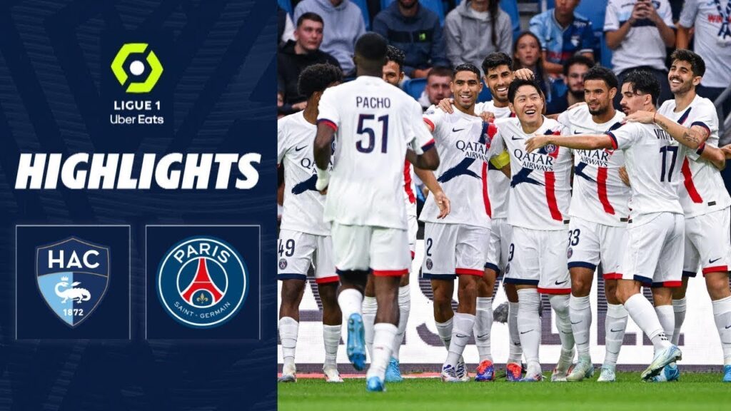 Ousmane Dembélé Goal | Le Havre vs PSG 1-2 Extended Match Highlights | Ligue 1 2024-2025