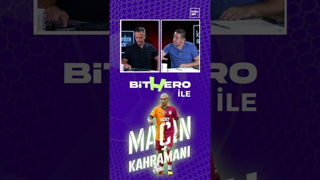 BitHero ile Konyaspor-Galatasaray karşılaşmasında Maçın Kahramanı Lucas Torreira seçildi