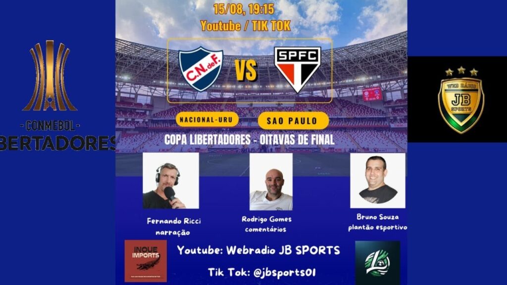 NACIONAL X SÃO PAULO I OITAVAS DE FINAL I COPA LIBERTADORES