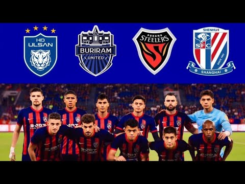 ARif Aiman,Cristiano Ronaldo,Neymar&PEMAIN BINTANG Lain Mewarnai AFC Champions League ELITE.