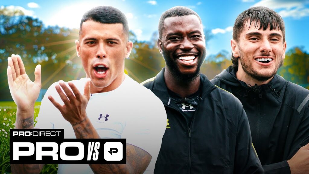 TOTTENHAM'S PEDRO PORRO TAKES ON DANNY AARONS & HARRY PINERO ⚔️ PRO VS PRO:DIRECT 👀