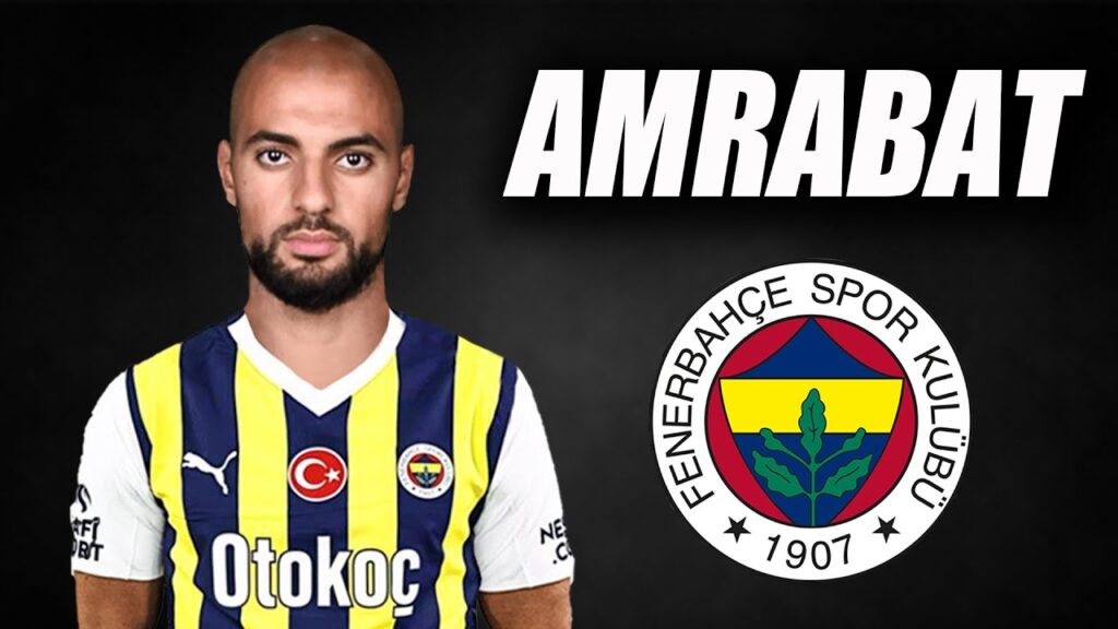 Sofyan Amrabat ● Welcome to Fenerbahçe 🟡🔵 Skills | 2024 | Amazing Skills | Assists & Goals | HD