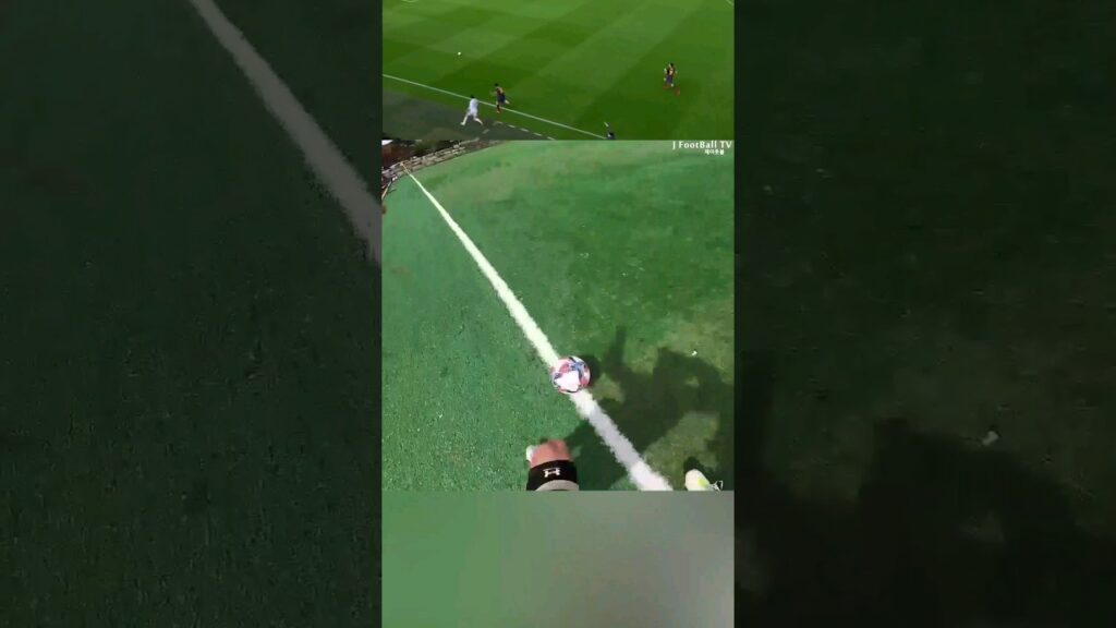 Gareth bale 30m dribble eye view
