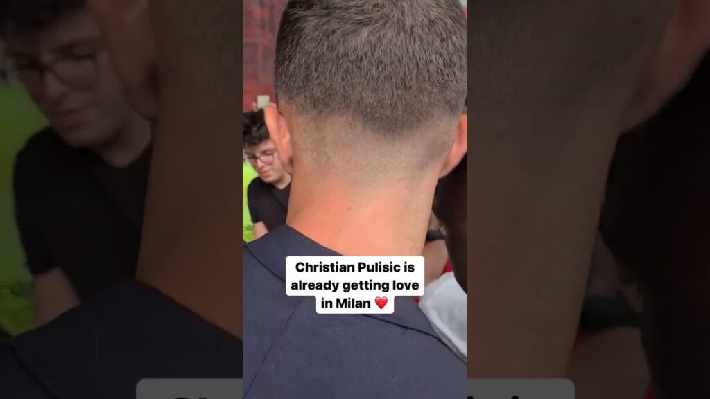 Christian Pulisic already getting love in Milan! ❤️🇺🇸