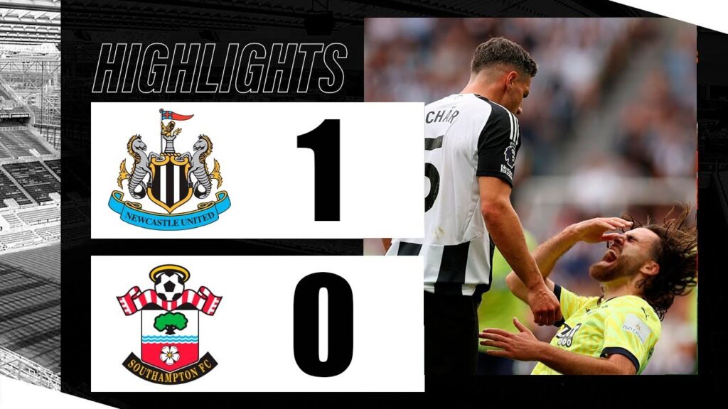 Fabian Schär RED CARD | Newcastle vs Southampton 1-0 Highlights | Premier League 2024/25