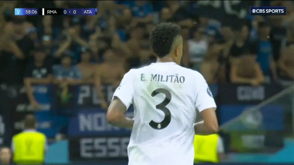 Eder Militao vs Atalanta (15/8/2024)