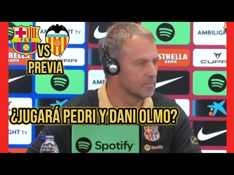 RUEDA DE PRENSA HANSI FLICK Subtitulado |PREVIA FC BARCELONA 🔵🔴 VS VALENCIA CF 🟠⚪️