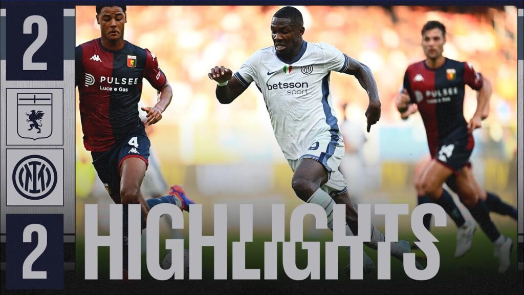 THURAM STARTS THE SEASON WITH A BRACE 💪 | GENOA 2-2 INTER | HIGHLIGHTS | SERIE A 24/25 ⚫🔵🇬🇧