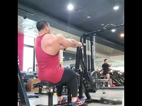 Korean Bodybuilder Seung Chul Lee Demonstrates High Rows