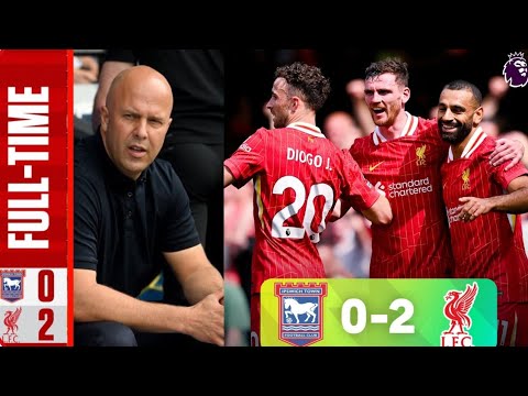 Arne Slot Reacts to First Premier League Win | Ipswich Town 0-2 Liverpool ! Liverpool FC