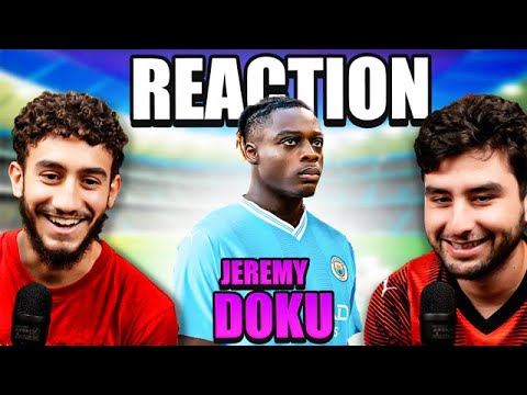 NEW Man City Signing Jeremy Doku | First Time REACTION