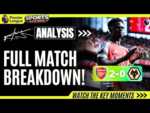 Arsenal vs Wolves 2-0 Highlights &  Best Bits - Premier League - 2024/25
