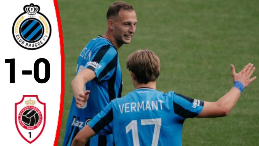 Club Brugge vs Antwerp (1-0) Denis Odoi Red Card, Gustaf Nilsson Goal | All Goals and Highlights