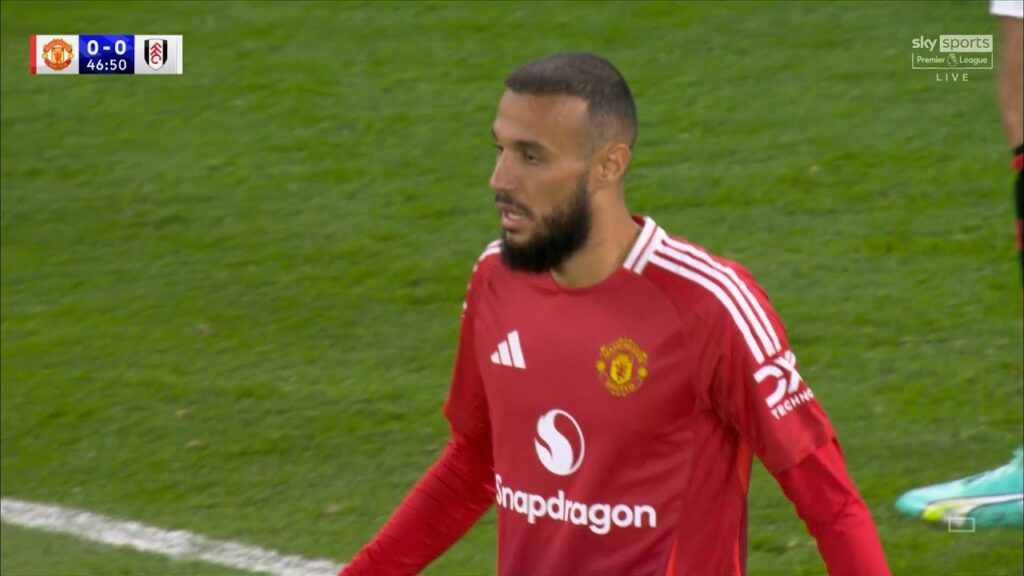 Mazraoui vs Fulham - Debut (All touches)