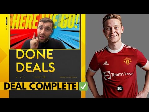 🔴 OFFICIAL: FRENKIE DE JONG JOINS MANCHESTER UNITED | FULL TRANSFER DETAILS