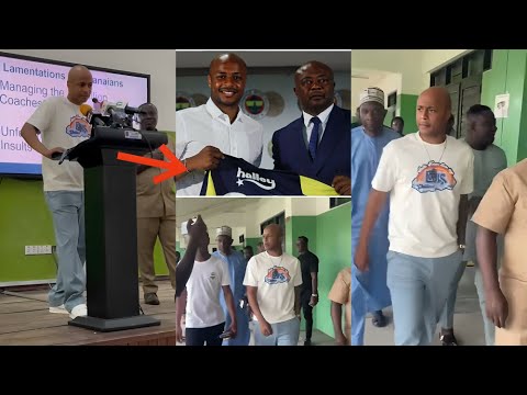 WATCH ANDRE AYEW TALK ABOUT HIS FATHER ABEDI PELE, 🇬🇭BLACK STARS IN A LECTURE AT UG LEGON