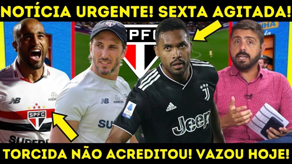 🚨BOMBA URGENTE! TORCIDA FOI A LOUCURA COM ESSA! ALEX SANDRO OFICIAL! NOTÍCIAS DO SÃO PAULO FC