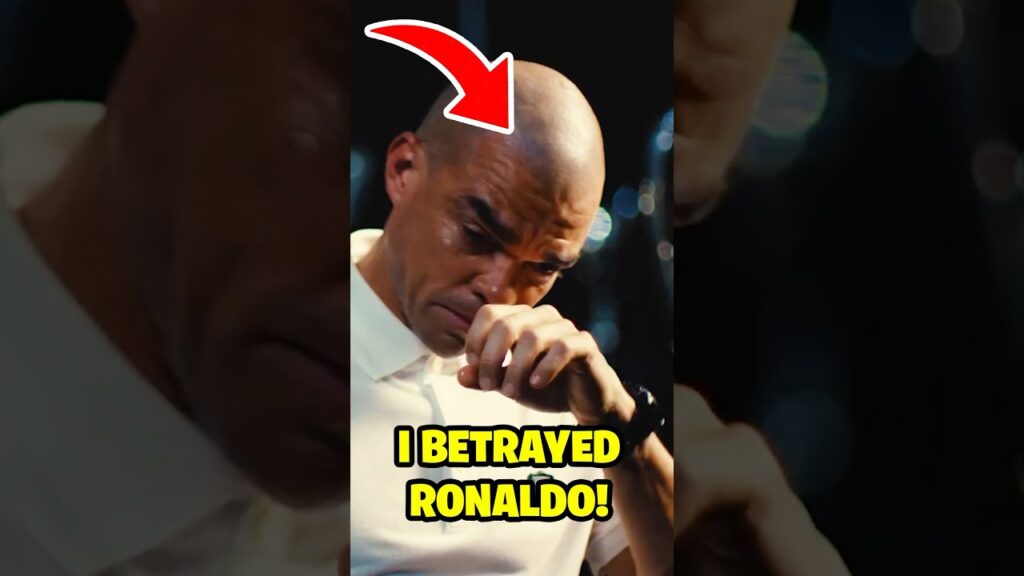 Ronaldo REACTS To Pepe Retiring 😭 #football #pepe #cristianoronaldo