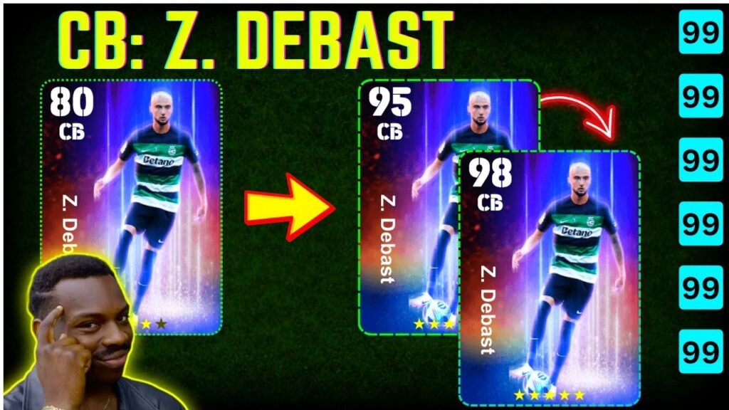New Beast CB🧱🥵 | Z. DEBAST BEST TRAINING GUIDE | Debast Efootball 2024 | Efootball 2024 Mobile