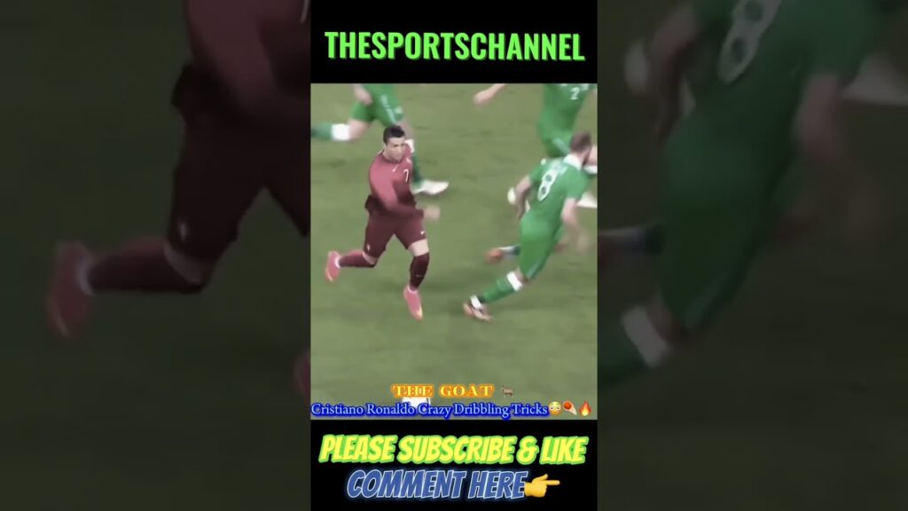 ⚽️The Goat🐐- Cristiano Ronaldo Showing off his Dribbling Trick’s😳☄️| #shorts