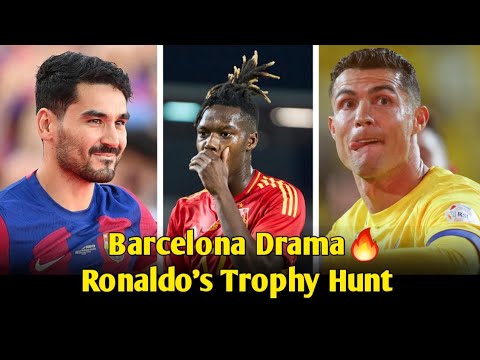 Nico Williams gesture that could end his signing with Barça, Gundogan, Christensen’s Future,Ronaldo