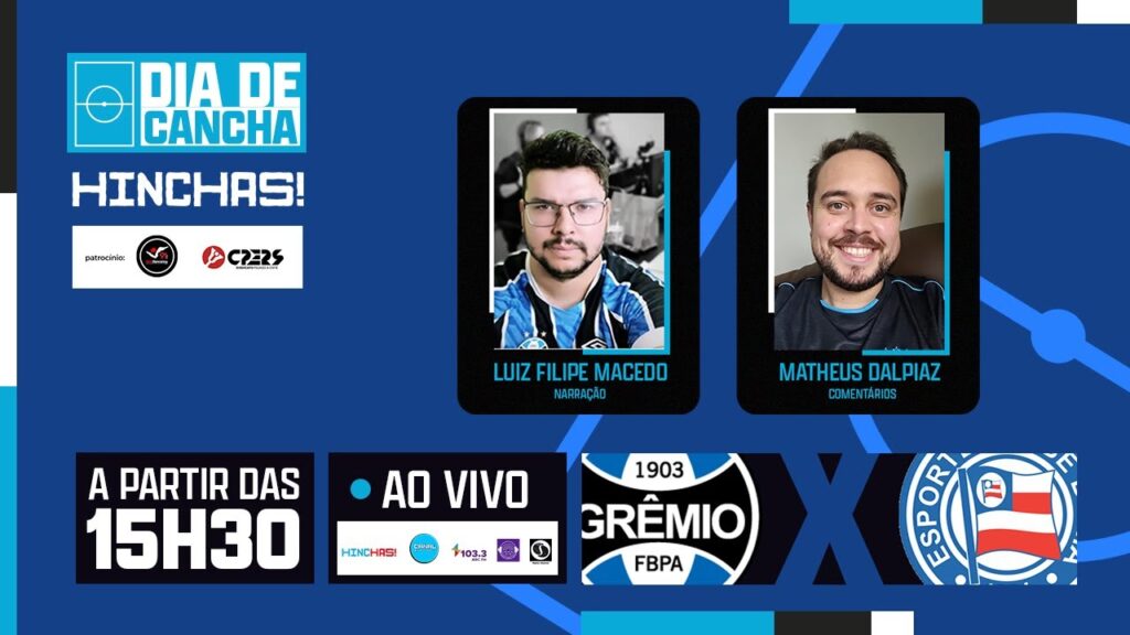 GRÊMIO X BAHIA | BRASILEIRÃO | AO VIVO