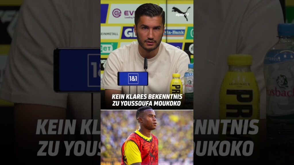 Moukoko? "Er weiß, was ich über ihn denke" #shorts #bvb #moukoko #sahin #sport1 #fußball
