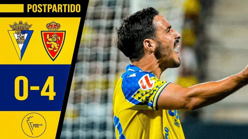 DERROTA SIN PALIATIVOS (CÁDIZ CF 0 – 4 REAL ZARAGOZA) JORNADA 1 LALIGA HYPERMOTION | AMARILLO Y AZUL DERROTA SIN PALIATIVOS (CÁDIZ CF 0 - 4 REAL ZARAGOZA) JORNADA 1 LALIGA HYPERMOTION | AMARILLO Y AZUL