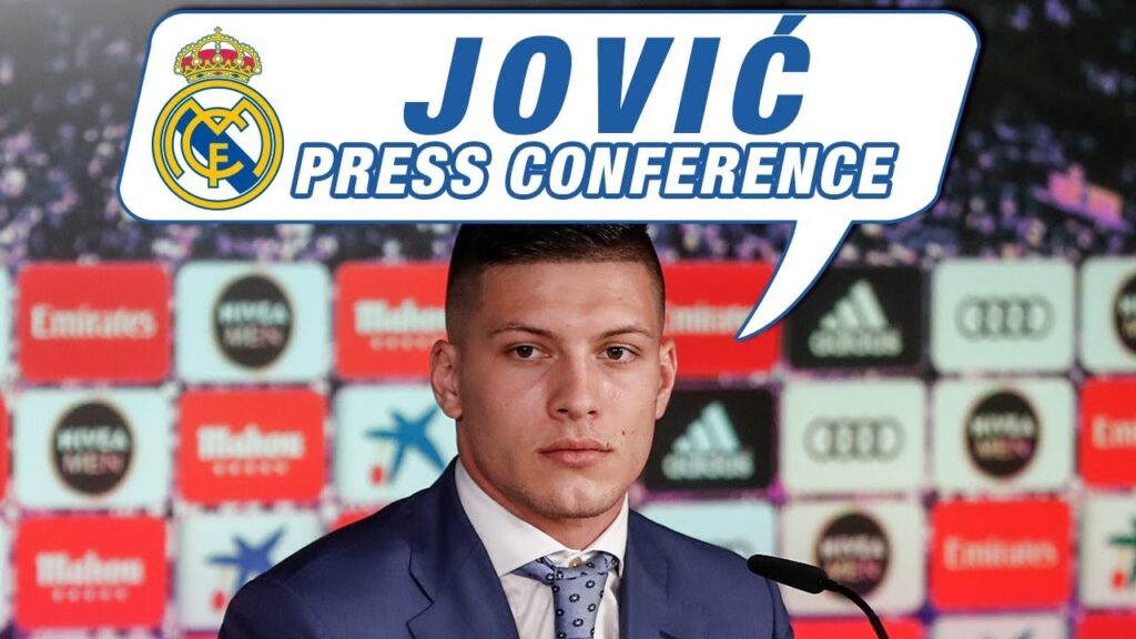 LIVE | Luka Jović's first Real Madrid press conference!