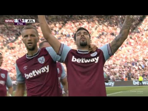 Lucas Paquetá Goal, West Ham vs Aston Villa (1-2) All Goals and Extended Highlights