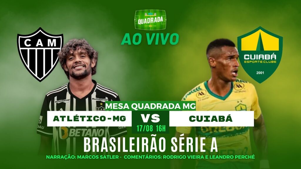 🔴 ATLÉTICO X CUIABÁ (FUTEBOL AO VIVO). Série A Brasileirão #aovivo #brasileiro
